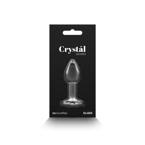 Plug de Cristal con Joyas Arcoíris de Crystal Desires