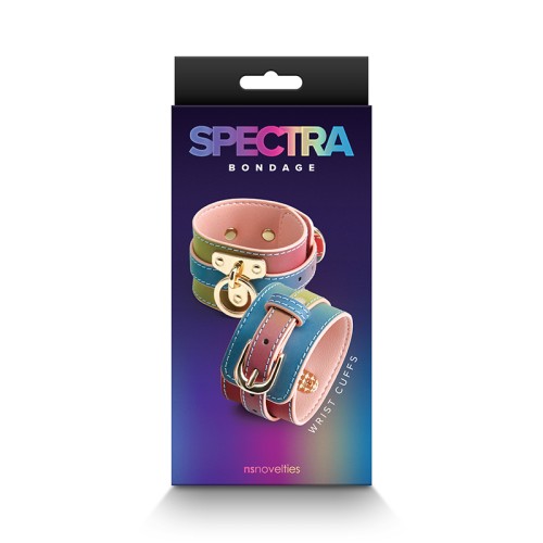 Spectra Bondage Rainbow Wrist Cuffs