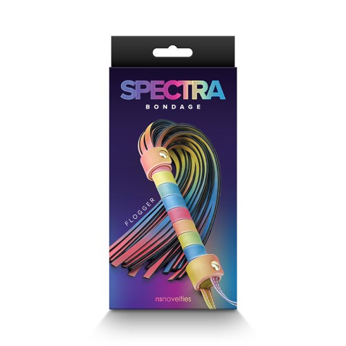 Flogger Arcoíris Spectra para Diversión BDSM