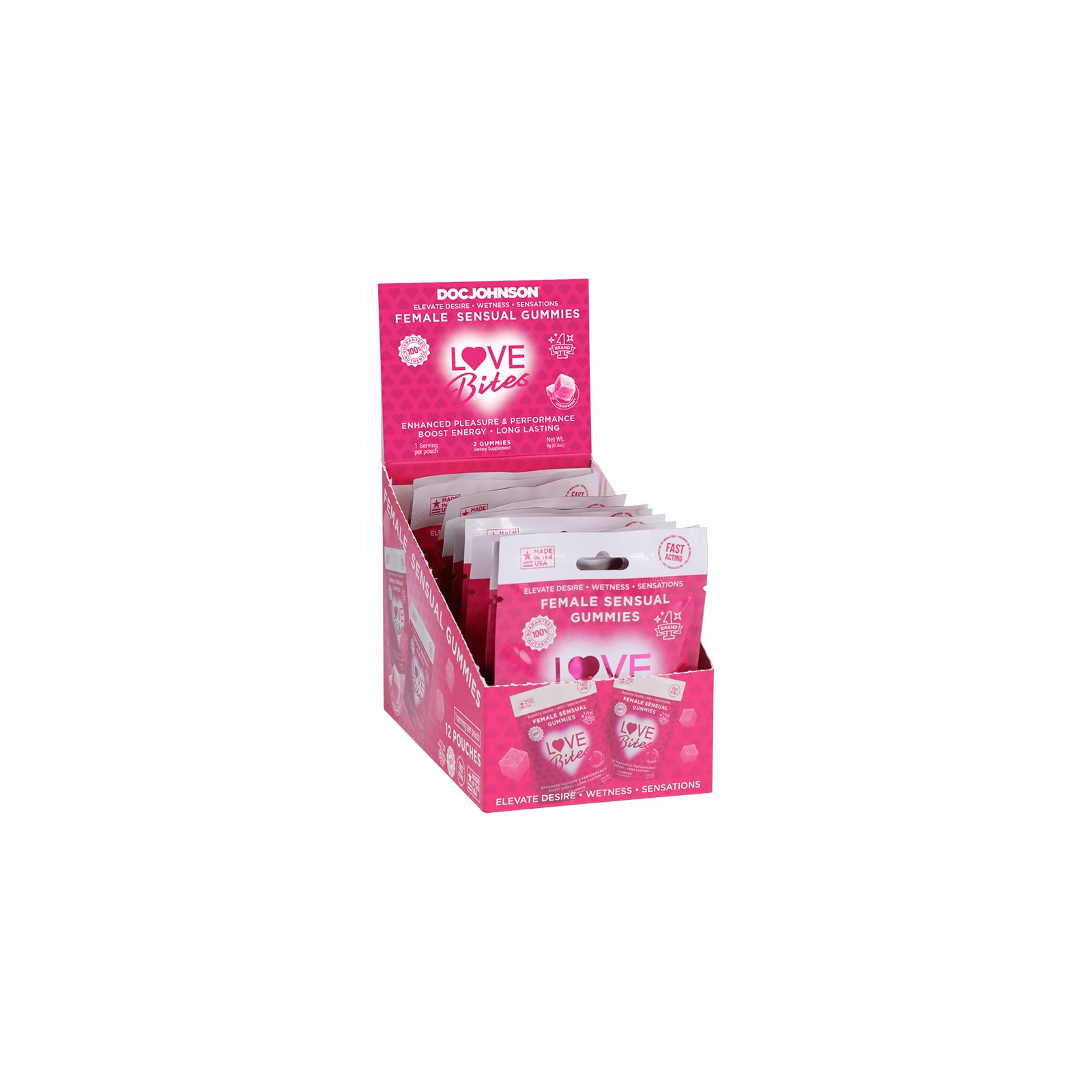 Gomitas Sensuales Femeninas Love Bites Pack de 2