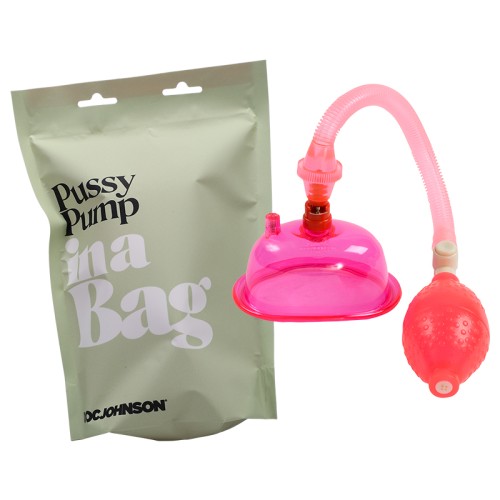 Doc Johnson Pussy Pump In A Bag Pink - Heightened Sensation