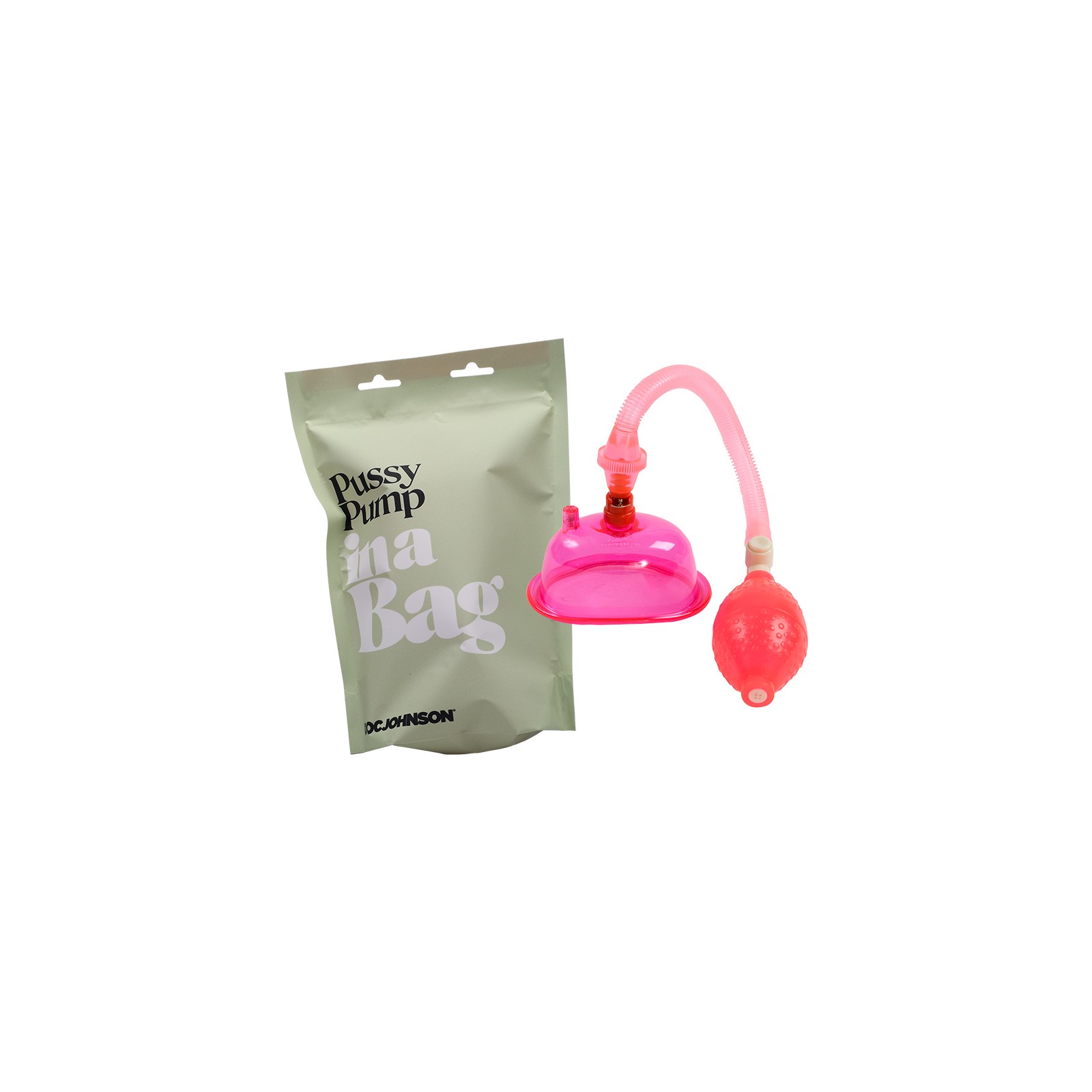 Doc Johnson Pussy Pump In A Bag Pink - Heightened Sensation