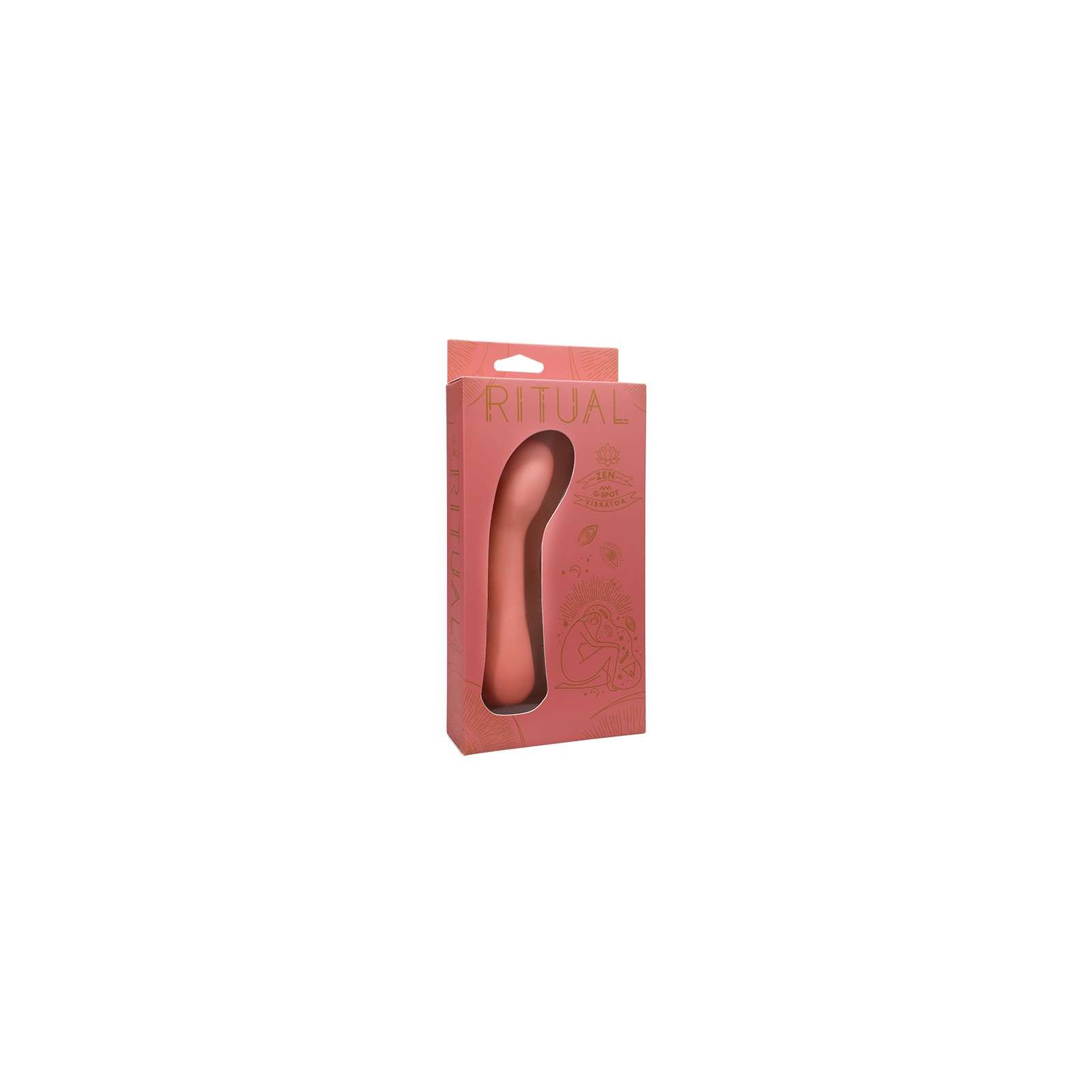 RITUAL Zen Rechargeable Silicone G-Spot Vibrator Coral