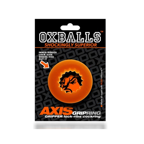 Cockring de Confort OXBALLS AXIS Naranja Hielo