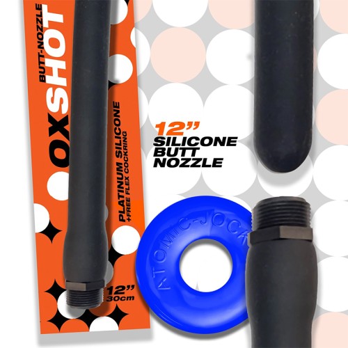 Oxballs Oxshot Butt Nozzle Shower Hose for Deep Cleaning