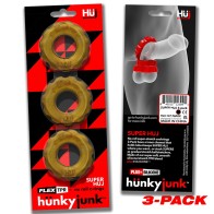 Hunkyjunk SuperHuj 3-Pack Cockrings for Pleasure