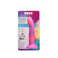 Dildo Rave Flexible Adicción que Brilla en la Oscuridad