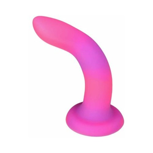 Dildo Rave Flexible Adicción que Brilla en la Oscuridad