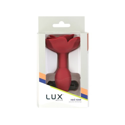 Lux Active Rose Silicone Butt Plug