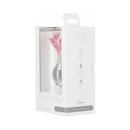 Pillow Talk Rosy Plug Anal de Cristal