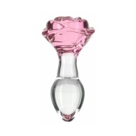 Pillow Talk Rosy Glass Anal Plug