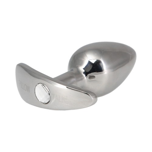 Pillow Talk Sneaky Stainless Steel Anal Plug with Swarovski Crystal