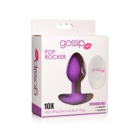 Curve Toys Gossip Pop Rocker Remote-Controlled Anal Plug Violet