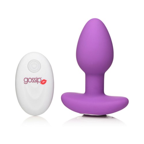 Curve Toys Gossip Pop Rocker Remote-Controlled Anal Plug Violet