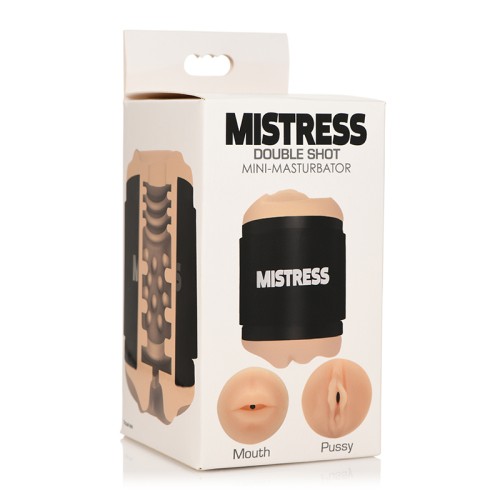 Curve Toys Mistress Double Shot Mini Masturbator for Ultimate Pleasure