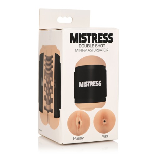 Curve Toys Mistress Double Shot Mini Masturbator for Unique Pleasure