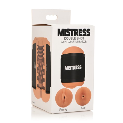 Curve Toys Mistress Mini Masturbador Doble Shot para Placer