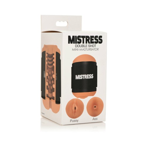 Curve Toys Mistress Double Shot Mini Masturbator for Pleasure