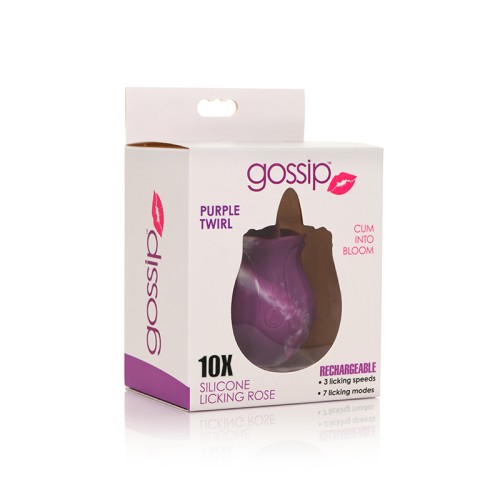 Rechargeable Licking Rose Vibrator for Gentle Pleasure