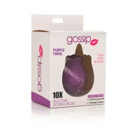 Rechargeable Licking Rose Vibrator for Gentle Pleasure