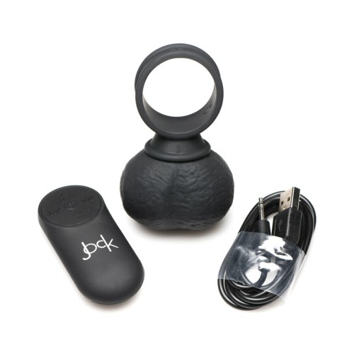 Jock Silicone Balls with Remote Control XL Black