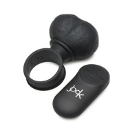 Jock Silicone Balls with Remote Control XL Black