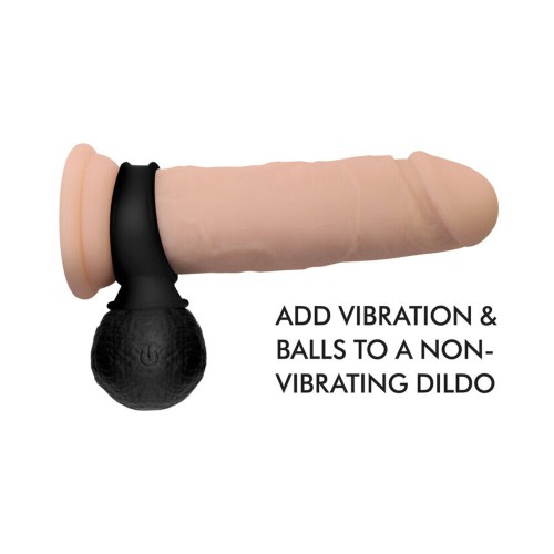 Jock Silicone Balls with Remote Control XL Black