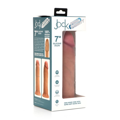 Dildo de Silicona Dual Density Jock de Curve Toys con Base de Succión