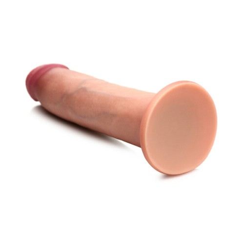 Curve Toys Dual Density Dildo with Suction Cup