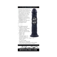 Dildo Vibrador Evolved Black Thunder con Control Remoto