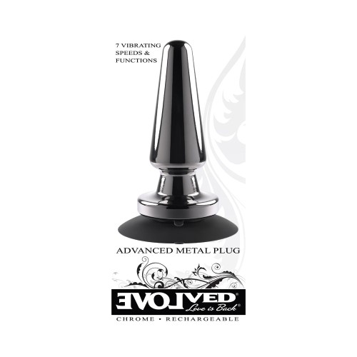 Evolved Advanced Chrome Vibrating Anal Plug