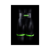 Ouch! Glow in the Dark 5-Piece Bonded Leather Restraint Set