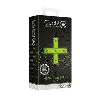 Ouch! Conector Hogtie que Brilla en la Oscuridad para Juego de Bondage