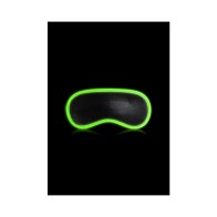 Ouch Glow in the Dark Eye Mask - Black/Neon Green