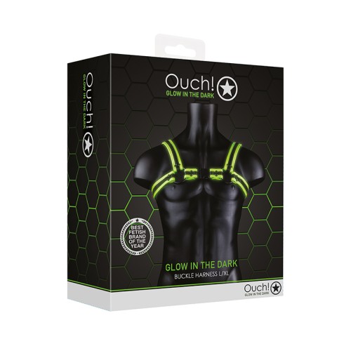 Ouch! Glow in the Dark Harness for Bondage Fun