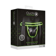 Ouch! Glow in the Dark Buckle Jock Strap Neon Green L/XL