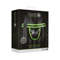 Jockstrap Neón Verde que Brilla en la Oscuridad de Ouch! S/M