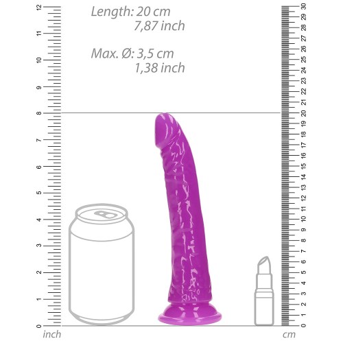 Dildo RealRock que Brilla en la Oscuridad