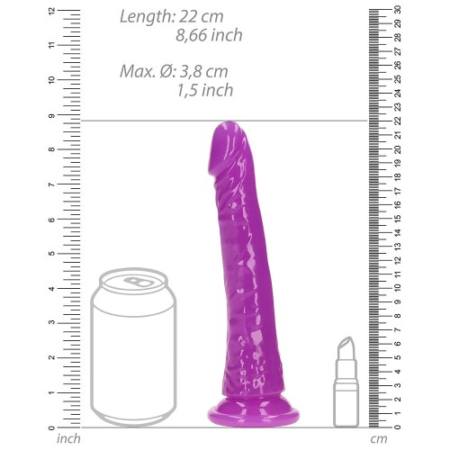 Dildo Slim que Brilla en la Oscuridad