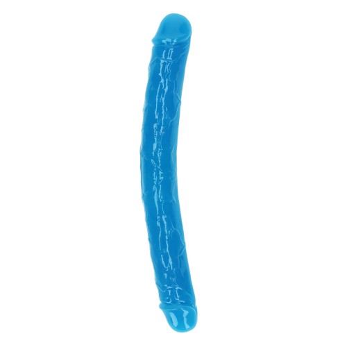 Dildo Doble Glow in the Dark RealRock - Diversión Máxima