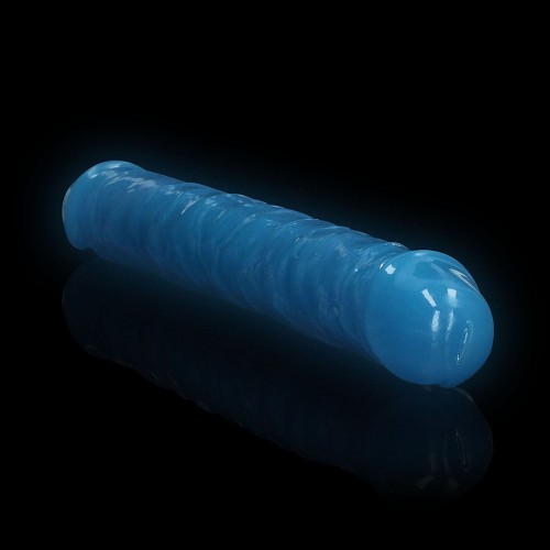 Dildo Doble Glow in the Dark RealRock - Diversión Máxima