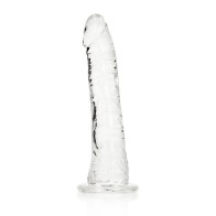 Dildo Slim RealRock Transparente 6 in