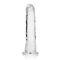 Dildo Slim RealRock Transparente 6 in