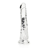 Dildo Slim RealRock Transparente 6 in