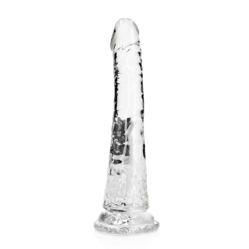 RealRock Slim 7in Crystal Clear Dildo - Ultimate Pleasure