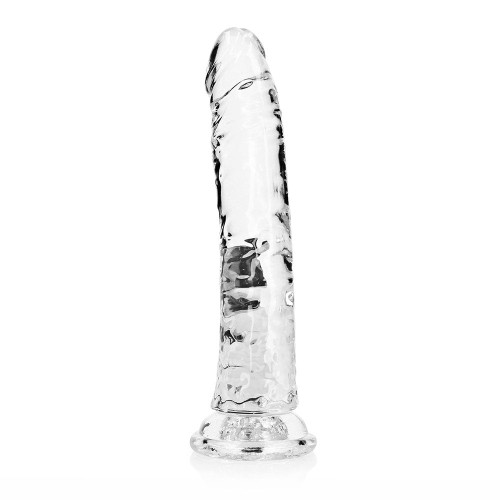 Dildo Transparente Slim RealRock 8 Pulgadas