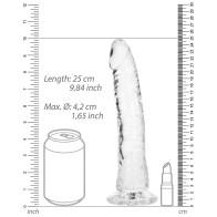 Dildo Slim Transparente RealRock 9 inch