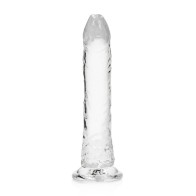 Dildo RealRock Crystal Clear de 10 in.