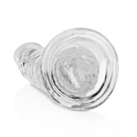 Dildo RealRock Crystal Clear de 10 in.