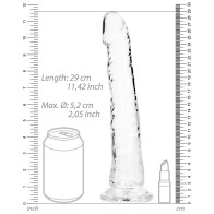 Dildo RealRock Crystal Clear de 10 in.